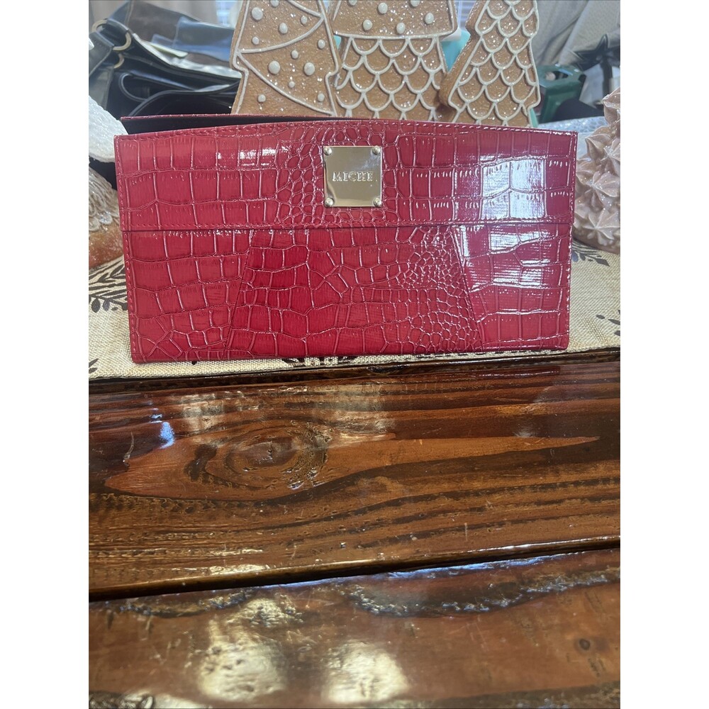 Miche Shell Red Croc Print for Classic Miche Interchangeable HandBag Purse